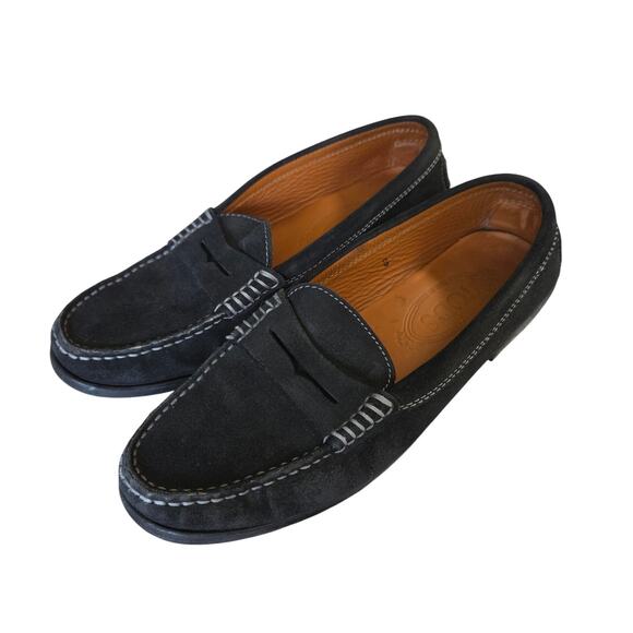 Tod's Black Suede Loafers - Picture 2 of 13